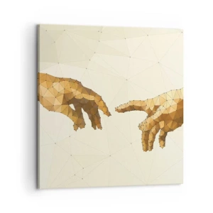 Cuadro sobre lienzo - Impresión de Imagen - Geometría divina - 60x60 cm