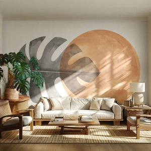 Fotomural Autadhesivo Deluxe Sticker - Siempre el sol - Hoja, Sol, bohemia - 300x210 cm