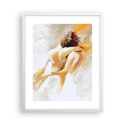 Póster en marco blanco - En un cielo de cercanía - 40x50 cm