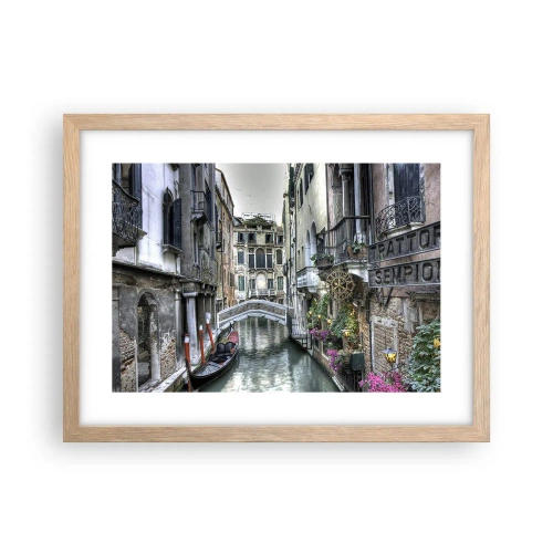 Póster en marco roble claro - Durante siglos, un sueño - 40x30 cm