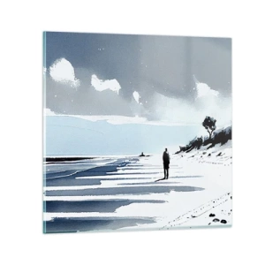 Cuadro sobre vidrio - Impresiones sobre Vidrio - Solo conmigo mismo - 50x50 cm