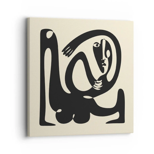Cuadro sobre lienzo - Impresión de Imagen - Casi Picasso - 30x30 cm