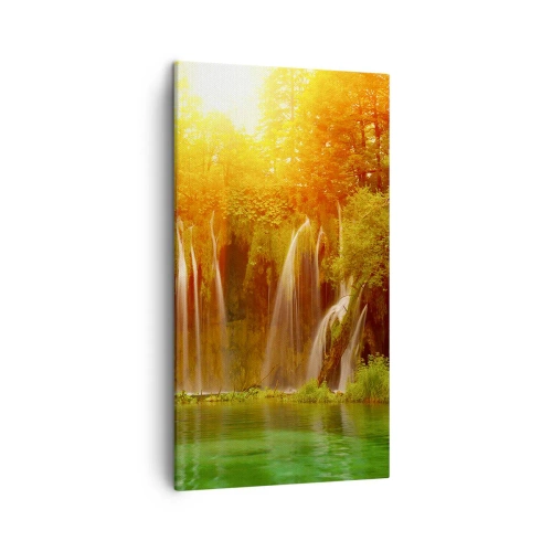 Cuadro sobre lienzo - Impresión de Imagen - Sol y sombra - 45x80 cm