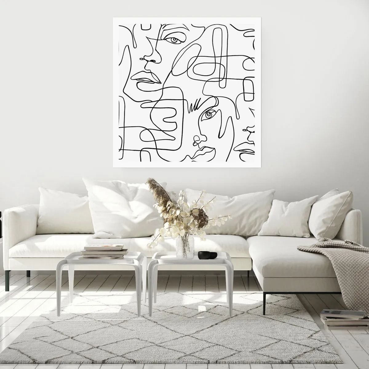 Póster - Entre emociones enredadas - 30x30 cm