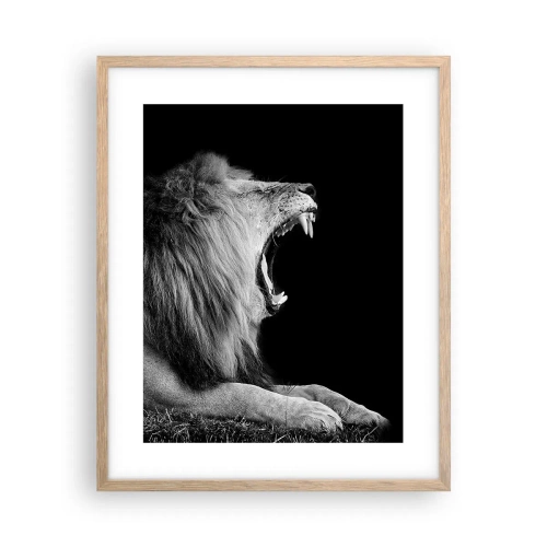 Póster en marco roble claro - Sin duda alguna - 40x50 cm