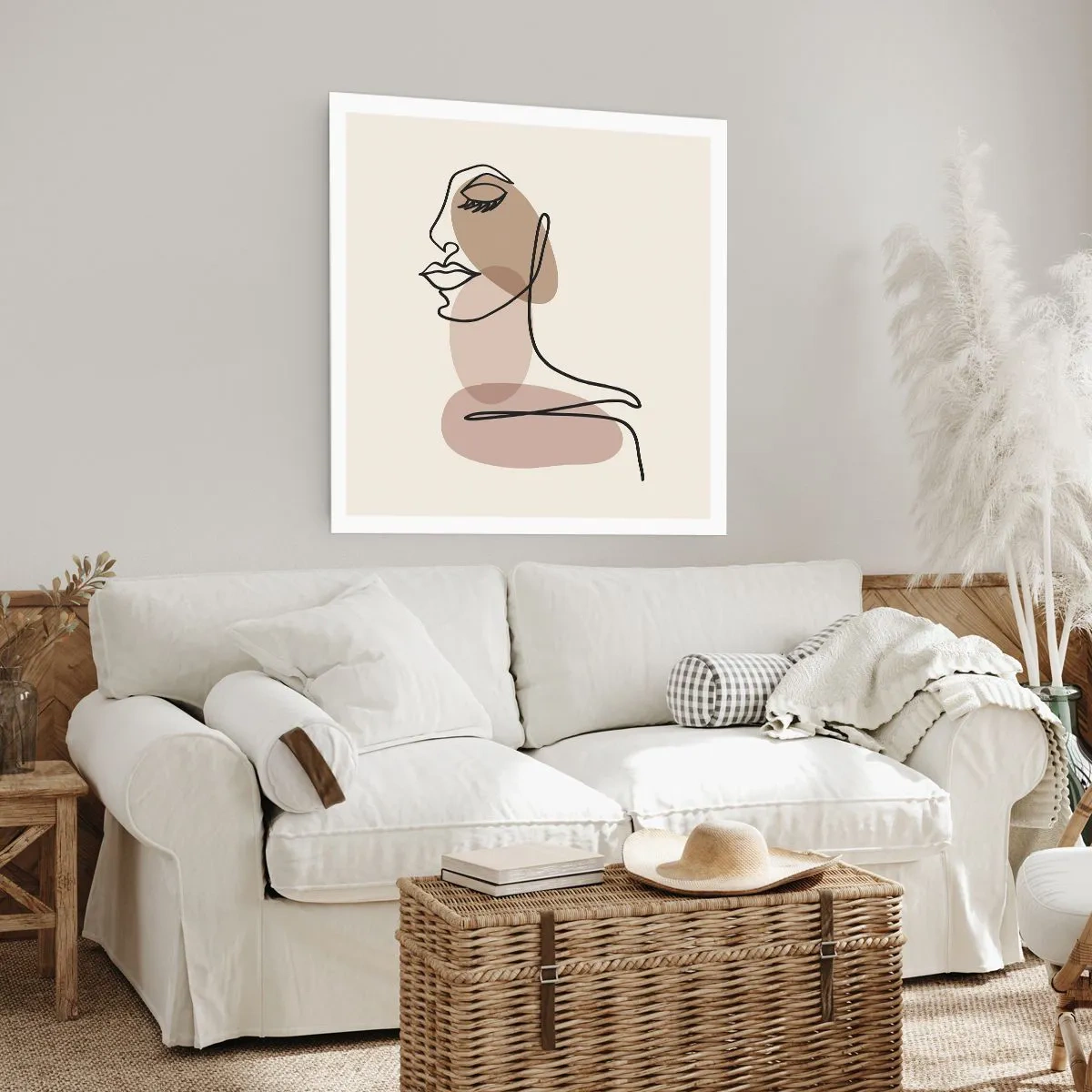 Póster - Una línea de hermosura - 60x60 cm