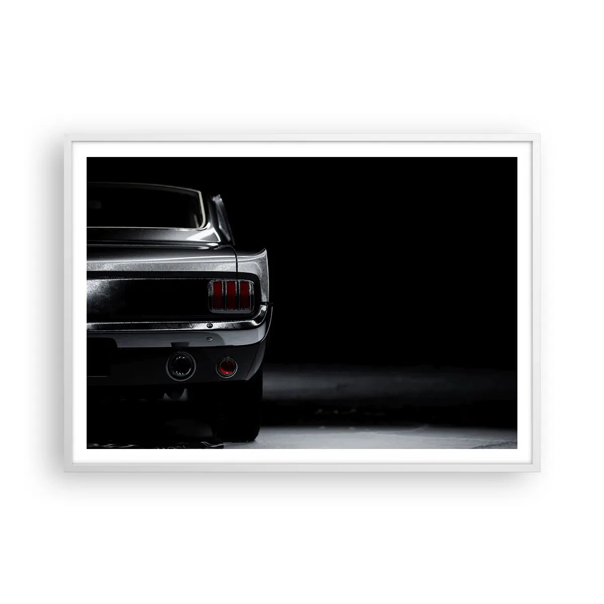 Póster en marco blanco - El encanto de los clásicos - 100x70 cm