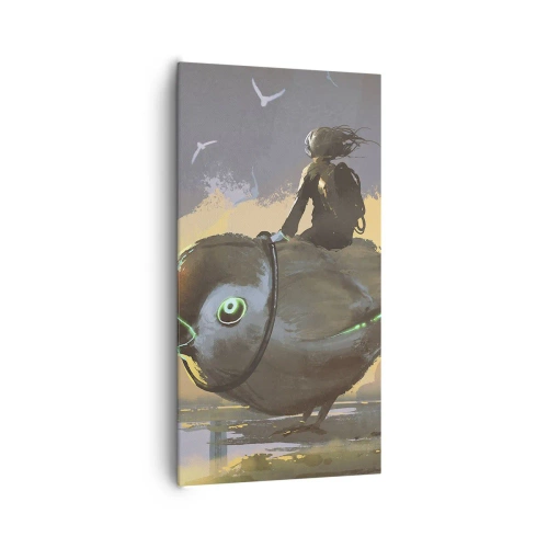 Cuadro sobre lienzo - Impresión de Imagen - Una parada en un viaje fantástico - 65x120 cm