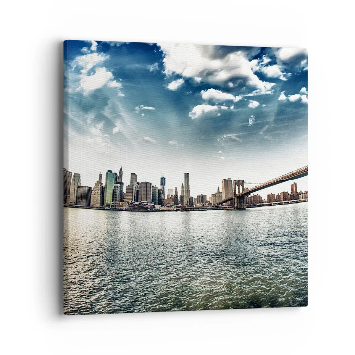 Cuadro sobre lienzo - Impresión de Imagen - Isla de cristal - 40x40 cm