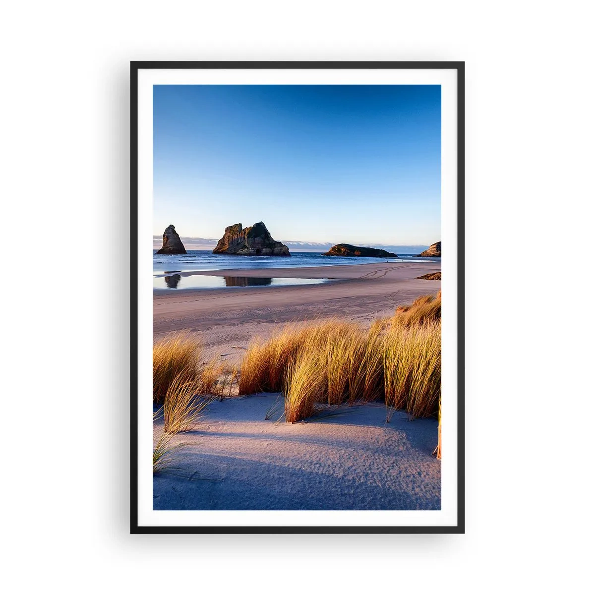 Póster en marco negro - Para buscadores de tranquilidad - 70x100 cm