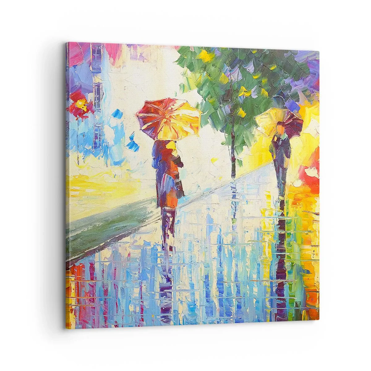 Cuadro sobre lienzo - Impresión de Imagen - Y todo está claro - 60x60 cm