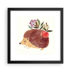 Póster en marco negro - Y ya te gusto - 30x30 cm