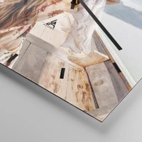 Esfera sin numeración, con rayas