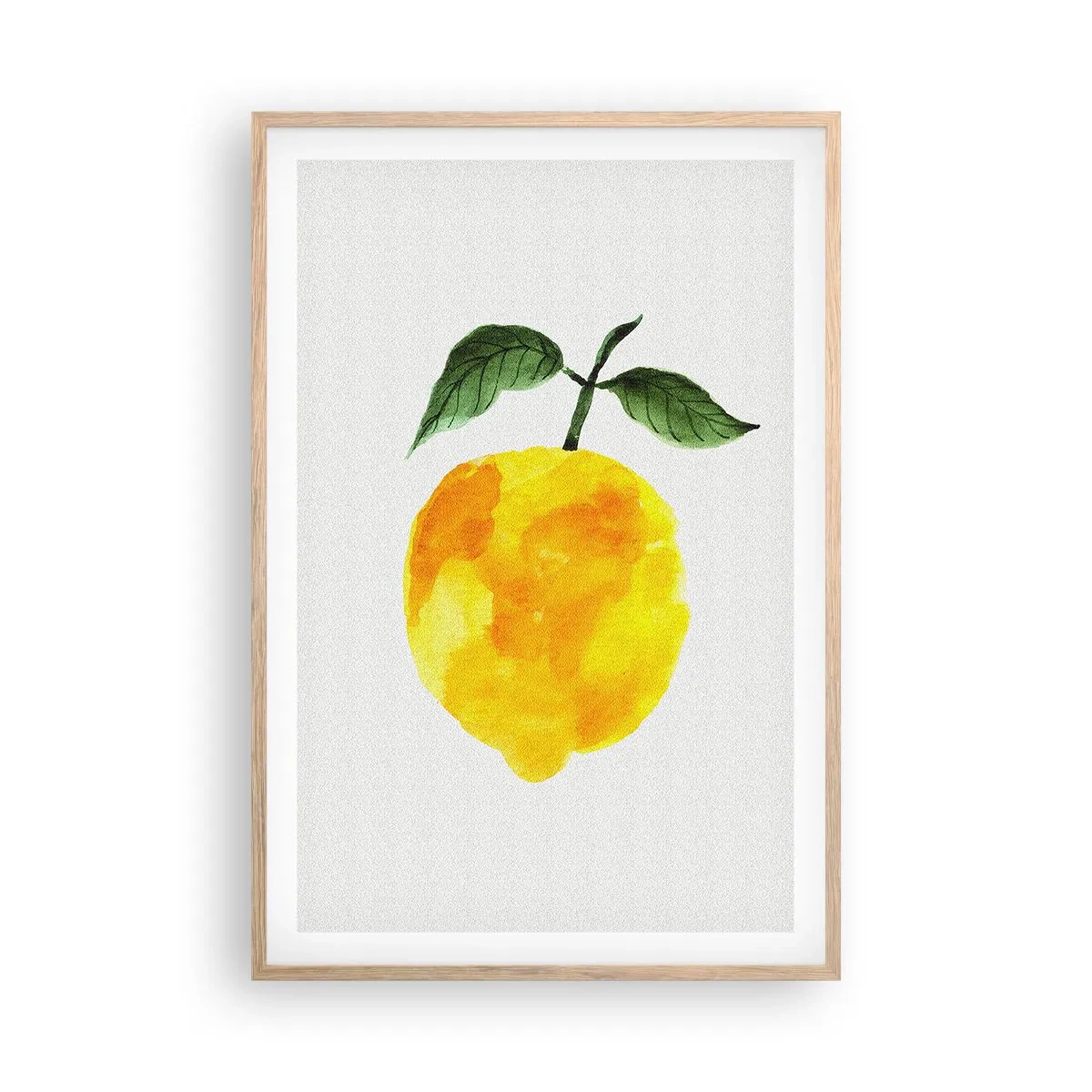 Póster en marco roble claro - Cómo conocer el sabor del sol - 61x91 cm