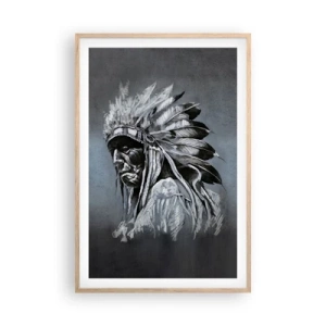 Póster en marco roble claro - Regreso a las raíces - 61x91 cm