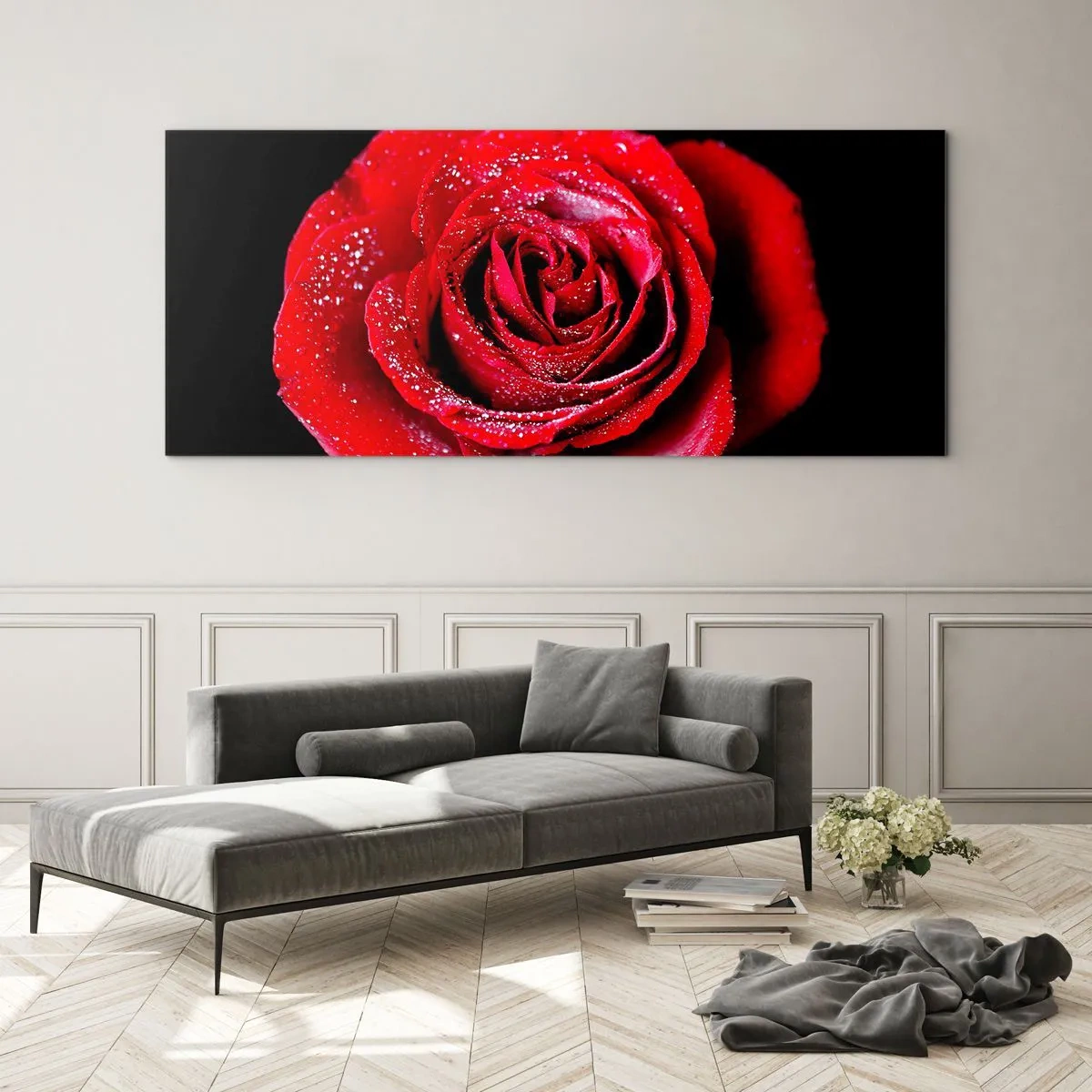 Cuadro sobre vidrio - Impresiones sobre Vidrio - Eso es el amor - 100x40 cm