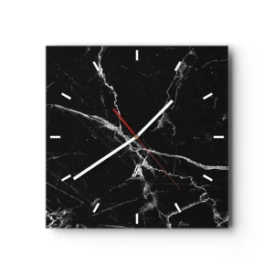 Reloj de pared - Reloj de vidrio - La vida secreta de la piedra - 40x40 cm