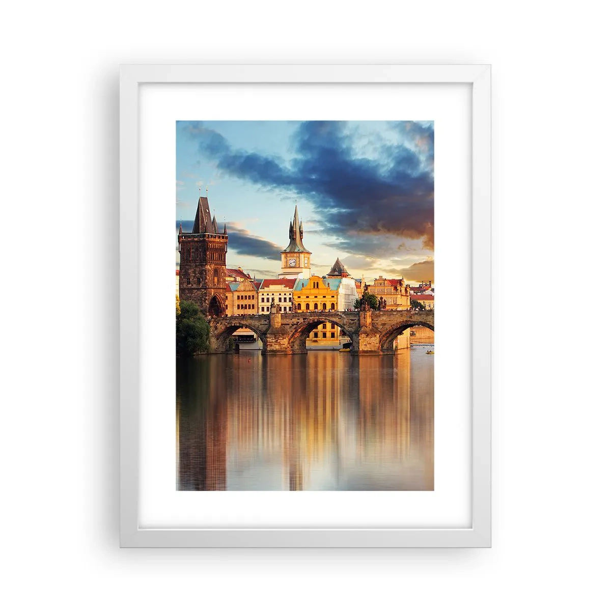 Póster en marco blanco - La belleza no tiene edad - 30x40 cm