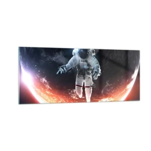 Cuadro sobre vidrio - Impresiones sobre Vidrio - ¿Puedo quedarme un rato más? - 100x40 cm