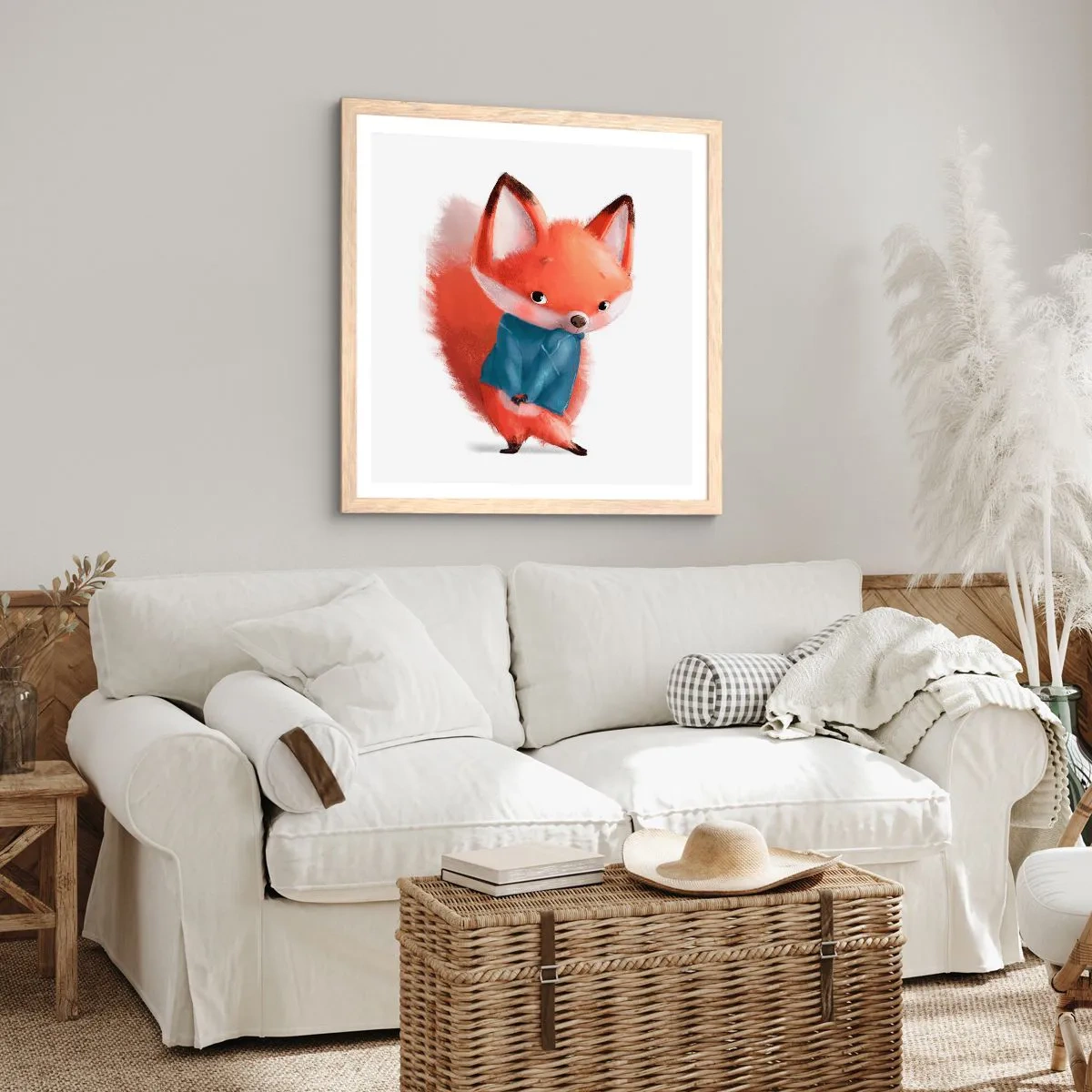 Póster en marco roble claro - ¿Me veo bien con esto? - 60x60 cm