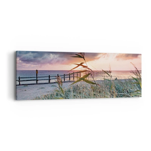 Cuadro sobre lienzo - Impresión de Imagen - Bailando con el viento - 90x30 cm