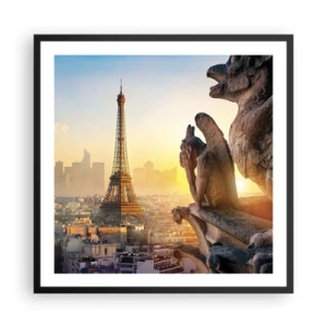 Póster en marco negro - Ha cambiado tanto la ciudad... - 60x60 cm