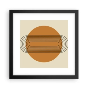 Póster en marco negro - El plan perfecto - 30x30 cm
