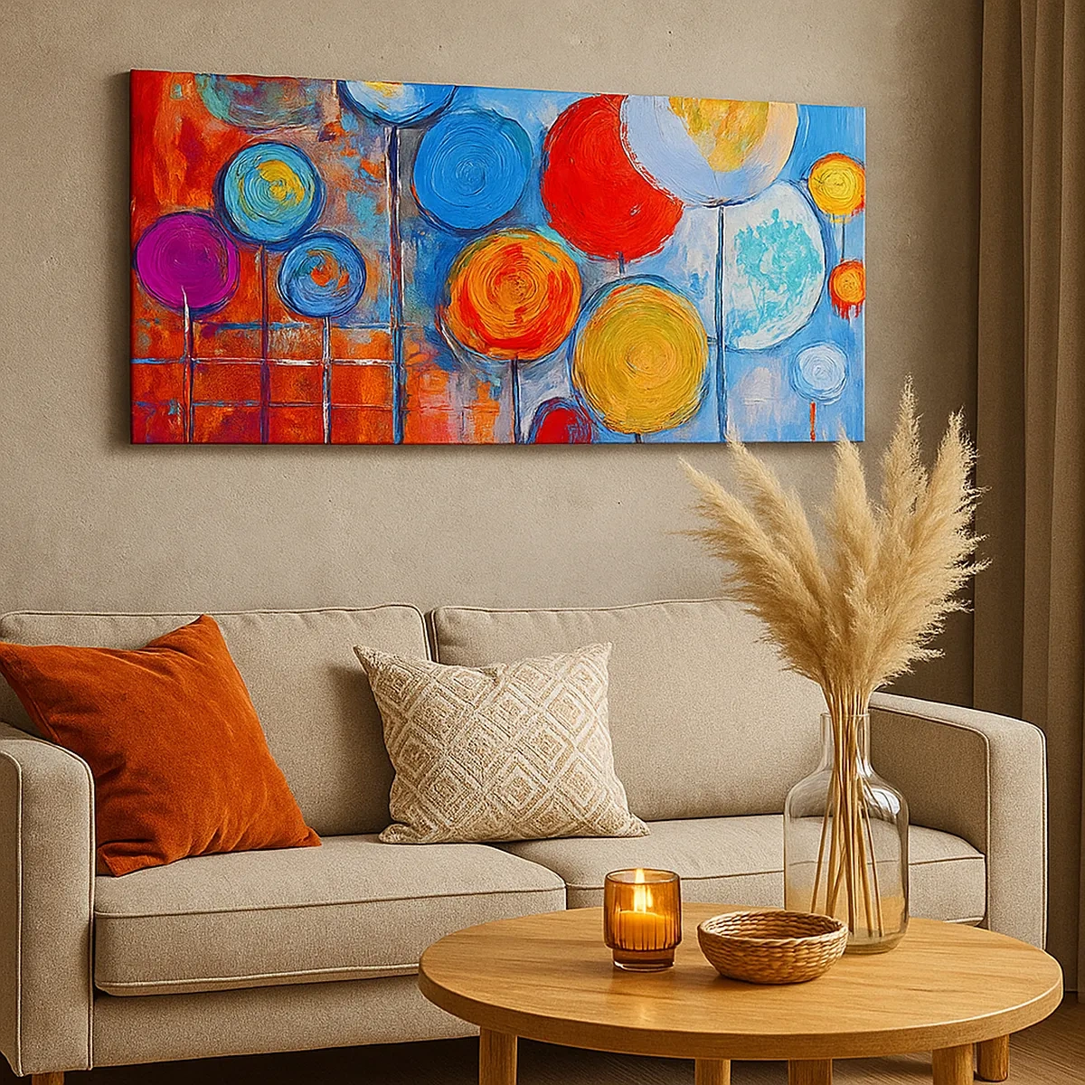 Cuadro sobre lienzo - Impresión de Imagen - Milagros en un palo - 30x30 cm