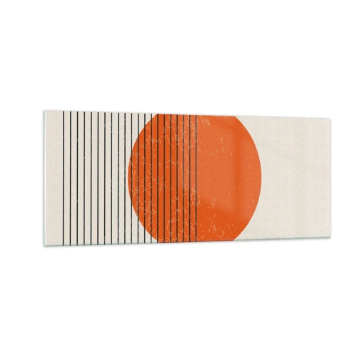 Cuadro sobre vidrio - Impresiones sobre Vidrio - Siempre el sol - 100x40 cm