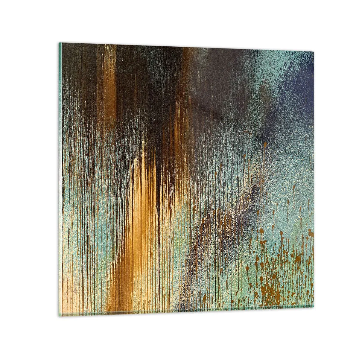Cuadro sobre vidrio - Impresiones sobre Vidrio - Una composición colorista no accidental - 30x30 cm