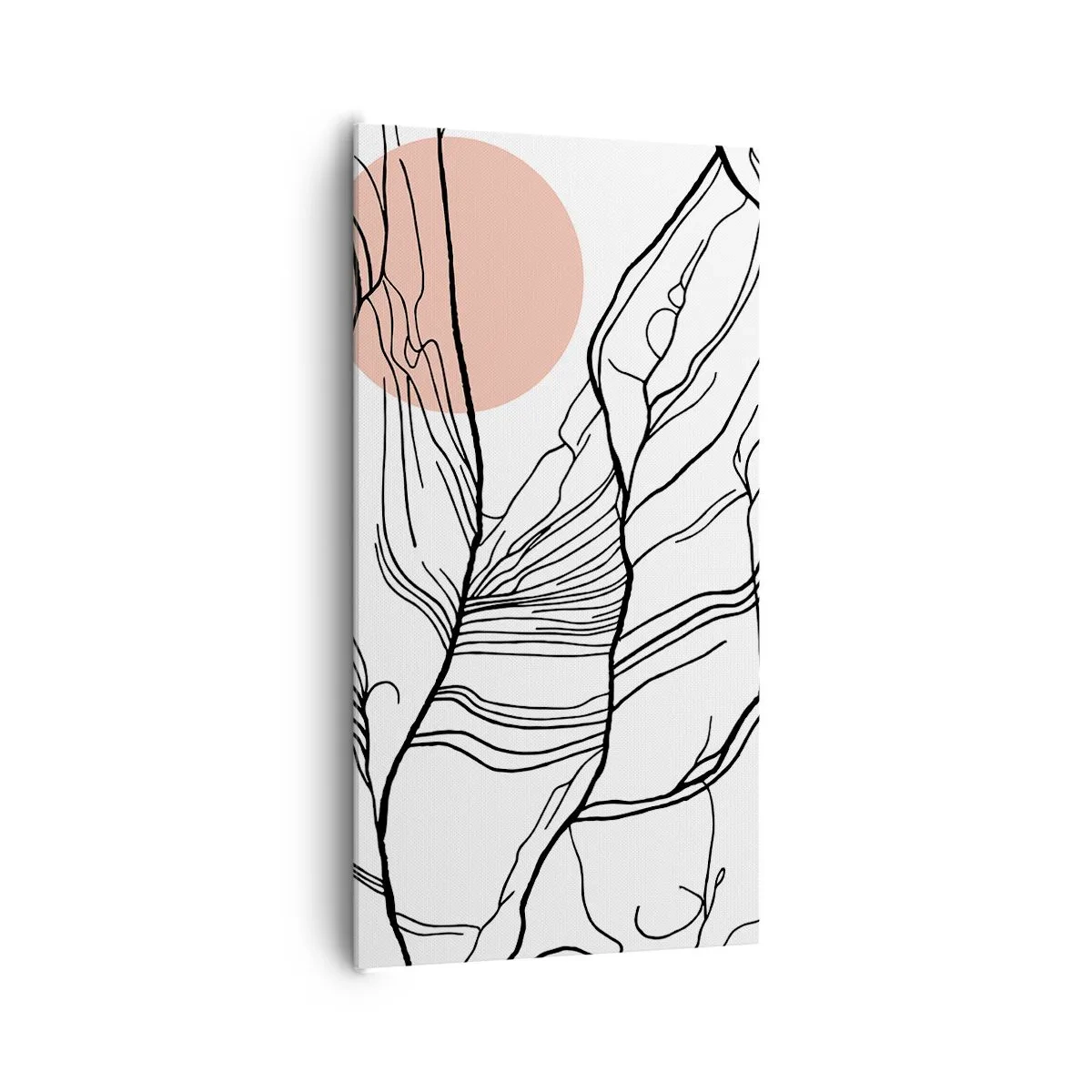 Cuadro sobre lienzo - Impresión de Imagen - En una red de ramas - 65x120 cm