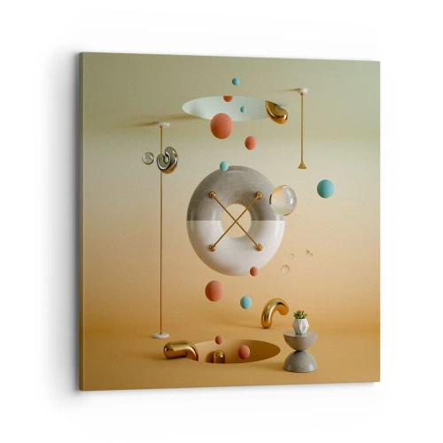 Cuadro sobre lienzo - Impresión de Imagen - Todo puede suceder - 70x70 cm