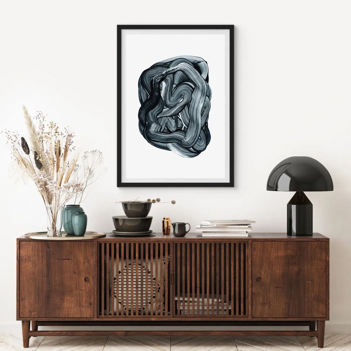 Póster en marco negro - No es tan sencillo - 61x91 cm