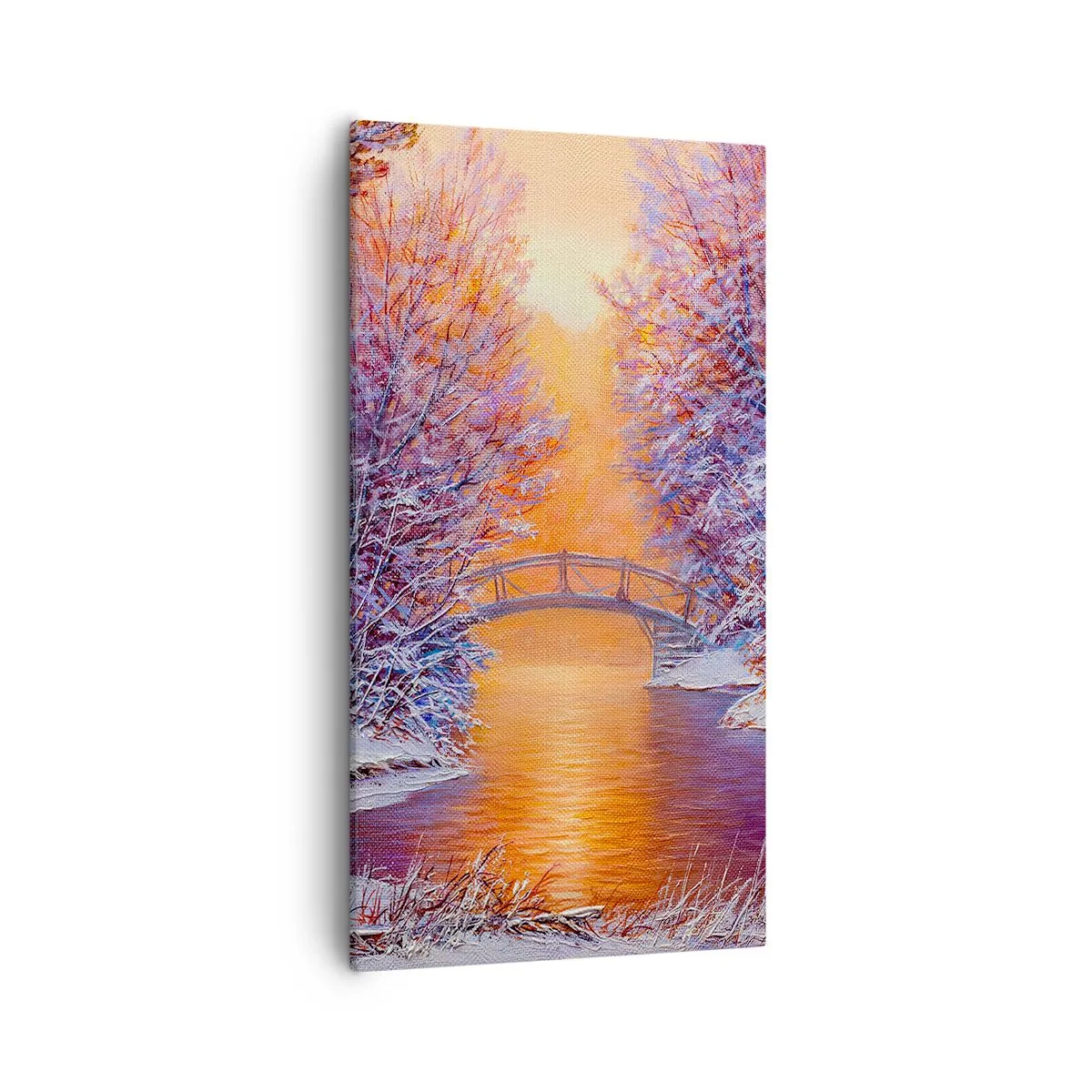 Cuadro sobre lienzo - Impresión de Imagen - Reunámonos aquí - 55x100 cm