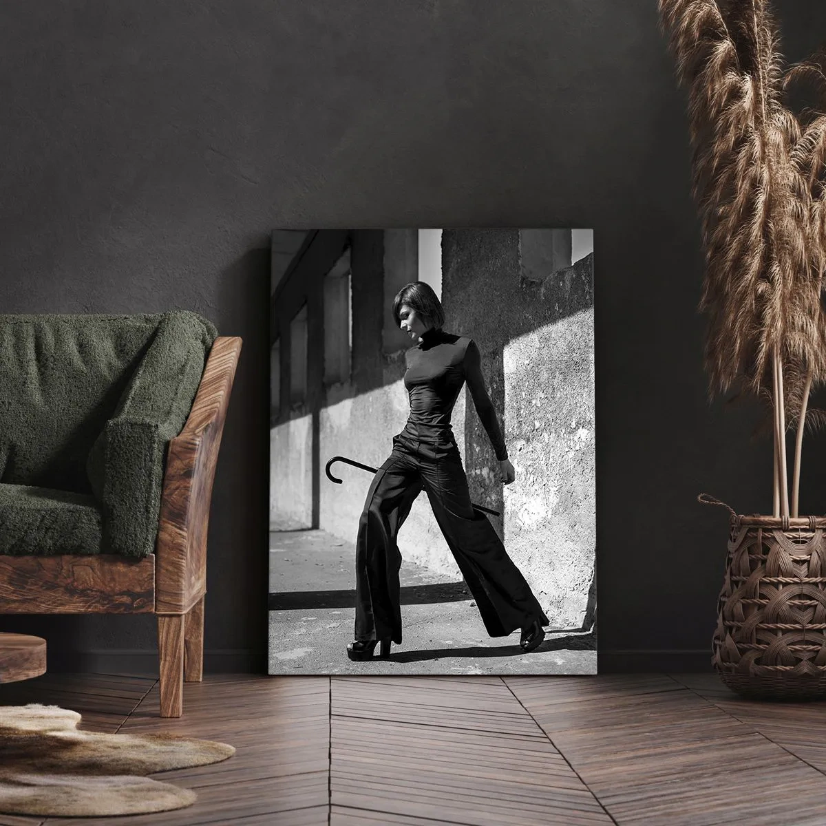 Cuadro sobre lienzo - Impresión de Imagen - Elegancia urbana - 65x120 cm