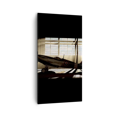 Cuadro sobre lienzo - Impresión de Imagen - El descanso del guerrero - 55x100 cm