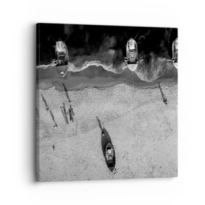 Cuadro sobre lienzo - Impresión de Imagen - Aún en la orilla... - 30x30 cm