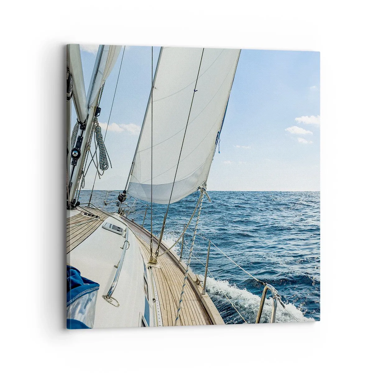 Cuadro sobre lienzo - Impresión de Imagen - Ahoy, a la aventura - 70x70 cm