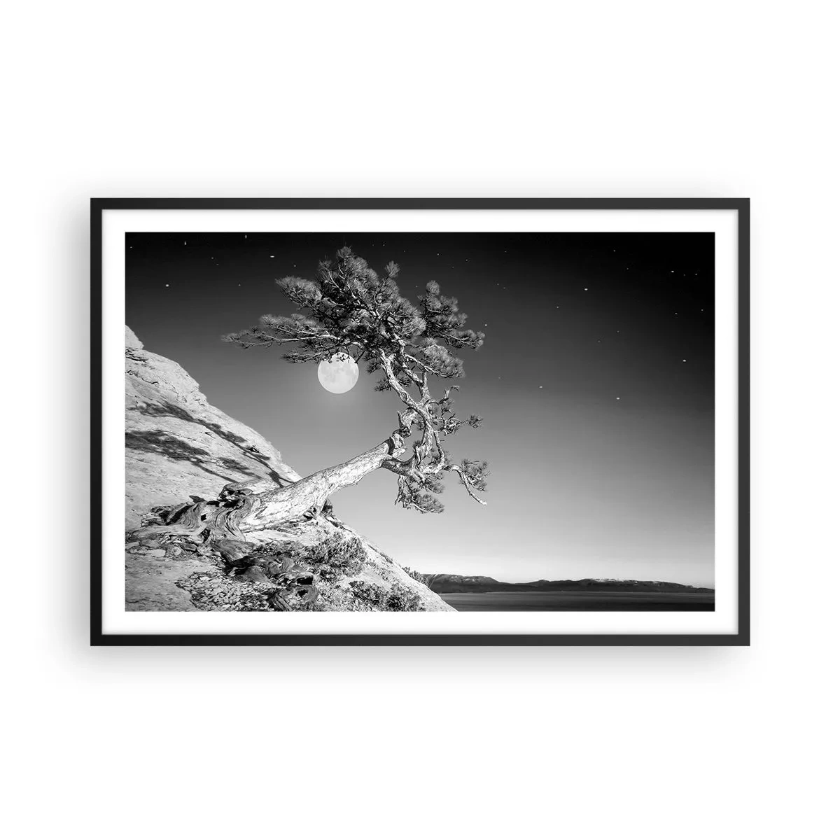 Póster en marco negro - Un guerrero victorioso - 91x61 cm