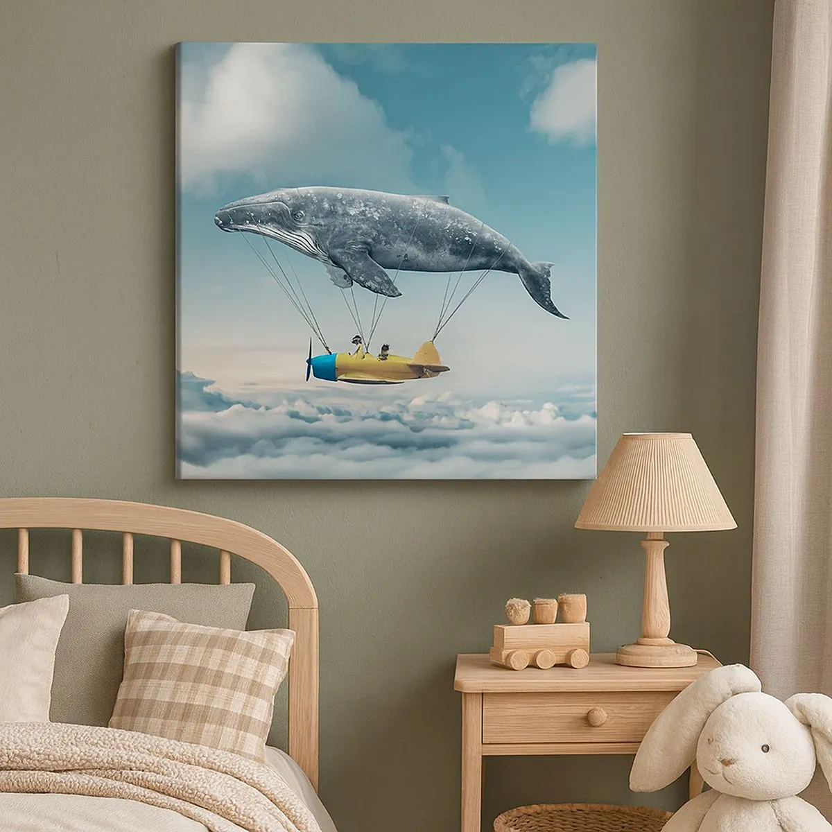 Cuadro sobre lienzo - Impresión de Imagen - ¿Por qué no? - 30x30 cm