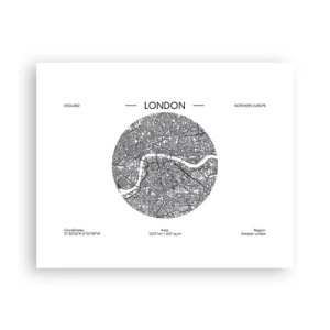 Póster - Anatomía de Londres - 50x40 cm