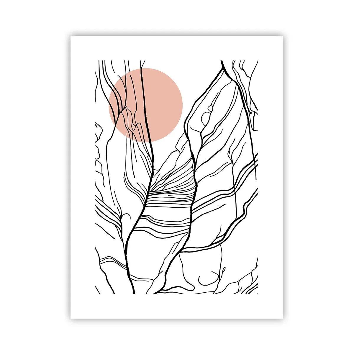 Póster - En una red de ramas - 30x40 cm