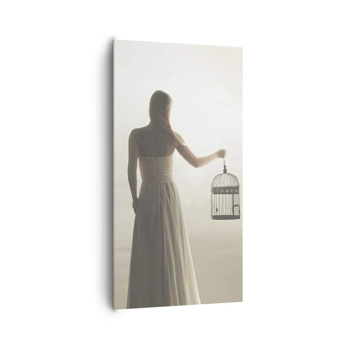 Cuadro sobre lienzo - Impresión de Imagen - Sé libre - 65x120 cm