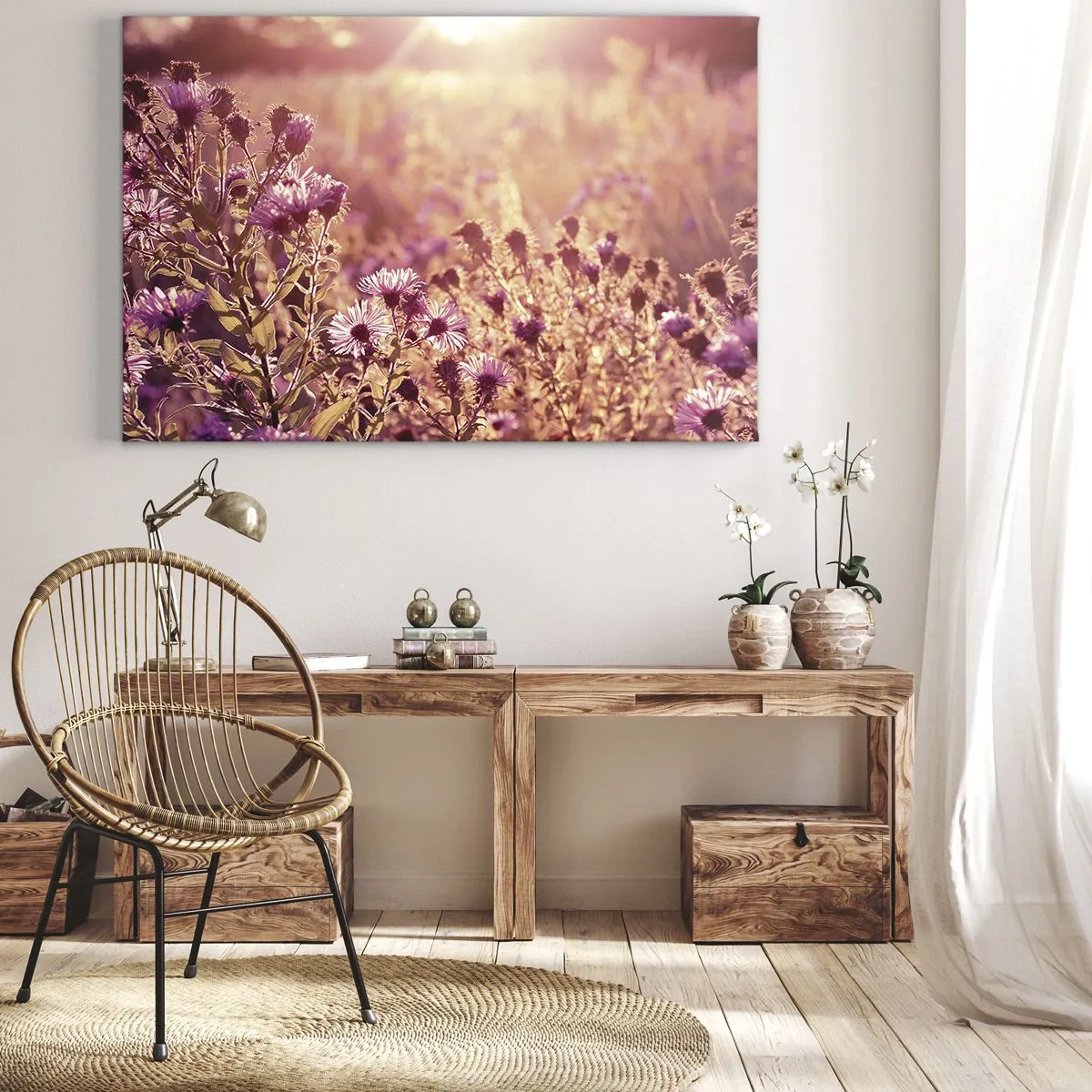 Cuadro sobre lienzo - Impresión de Imagen - Antes de que se acabe el verano - 70x50 cm