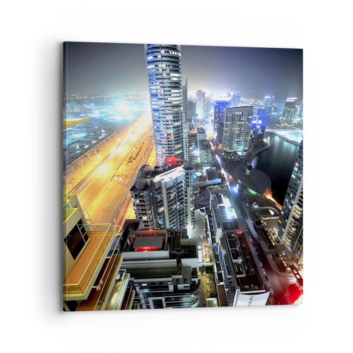 Cuadro sobre lienzo - Impresión de Imagen - Un milagro en el desierto - 70x70 cm