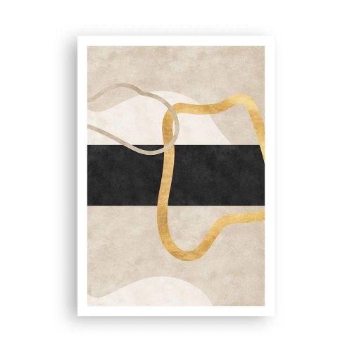 Póster - Formas en bucle - 70x100 cm