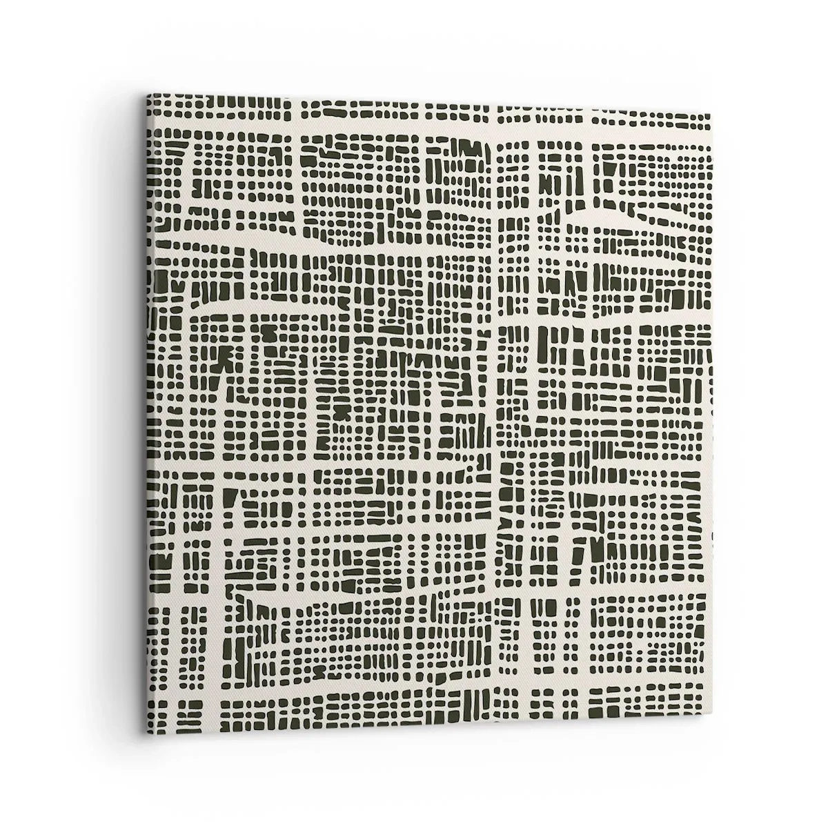 Cuadro sobre lienzo - Impresión de Imagen - Composición del tejido - 60x60 cm