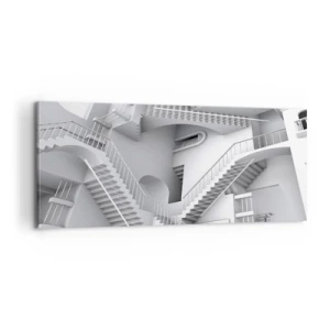 Cuadro sobre lienzo - Impresión de Imagen - Paradojas del espacio - 100x40 cm