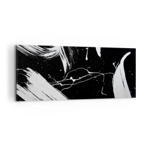 Cuadro sobre lienzo - Impresión de Imagen - Rompiendo la oscuridad - 100x40 cm