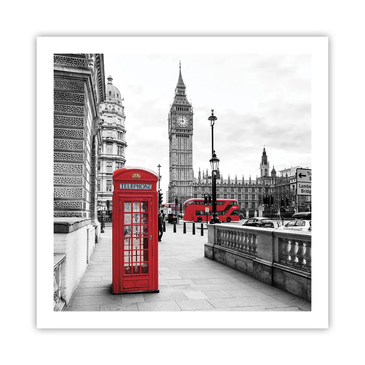 Póster - Sin duda, Londres - 60x60 cm